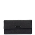 Gucci Wallet Wallet in Black, Canvas — Front View