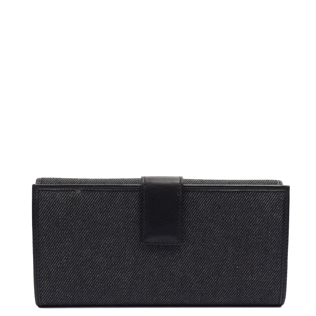 Gucci Wallet Wallet in Black, Canvas — Back View