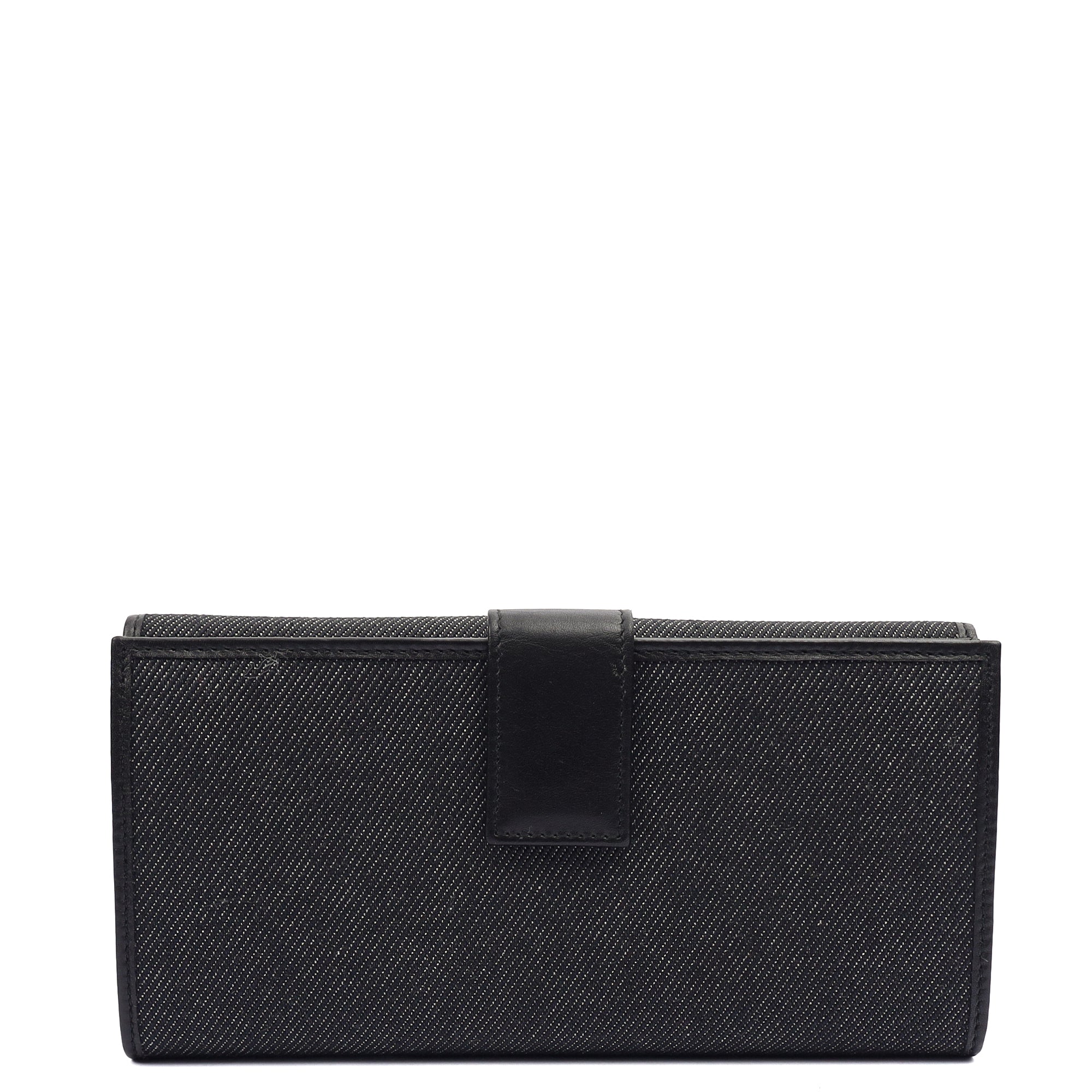 Gucci Wallet Wallet in Black, Canvas — Back View