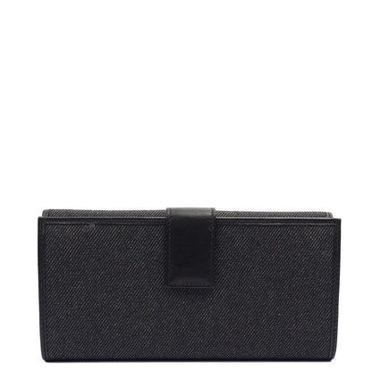 Gucci Wallet Wallet in Black, Canvas — Back View