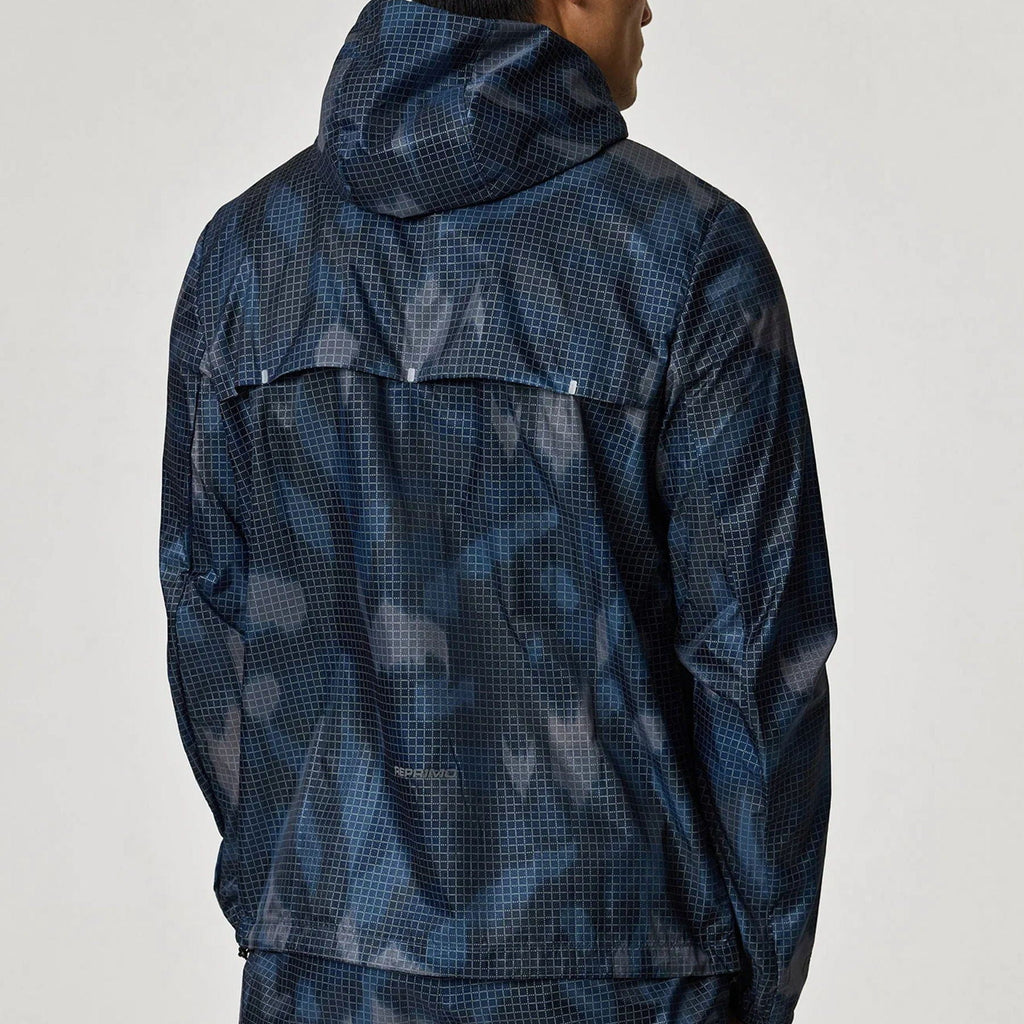 Reprimo Tide Windbreaker Jacket 'Navy' — XXS — Back View