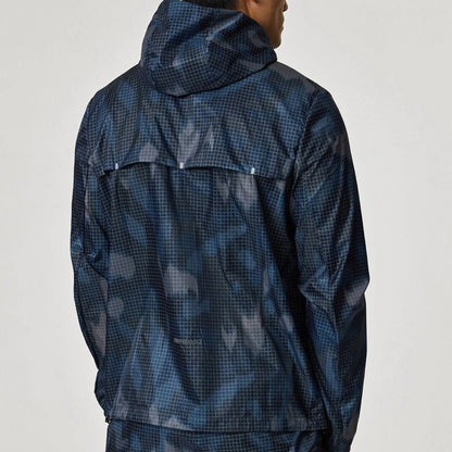 Reprimo Tide Windbreaker Jacket 'Navy' — XXS — Back View