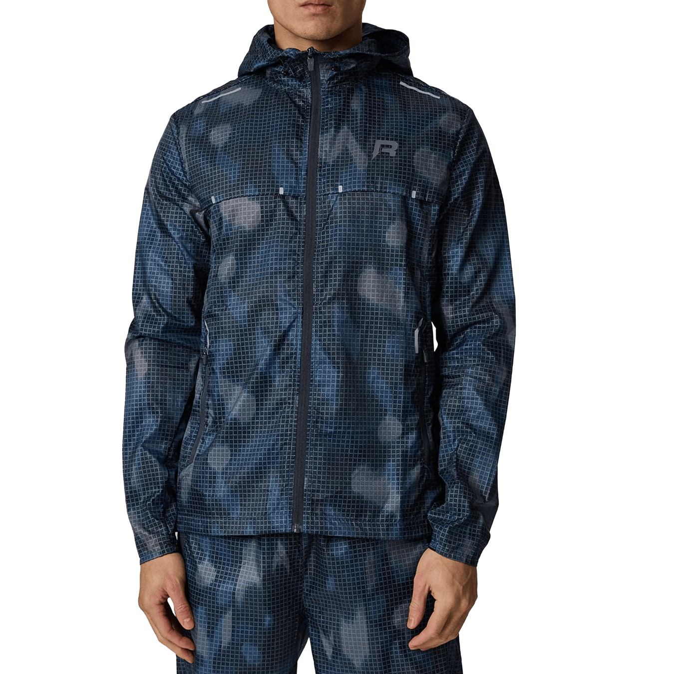 Reprimo Tide Windbreaker Jacket 'Navy' — XXS — Front View