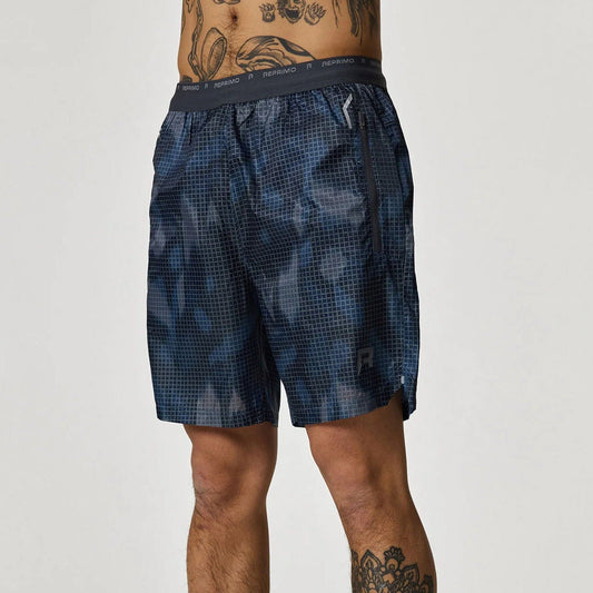 Reprimo Tide Shorts 'Navy' — XXS — Front View