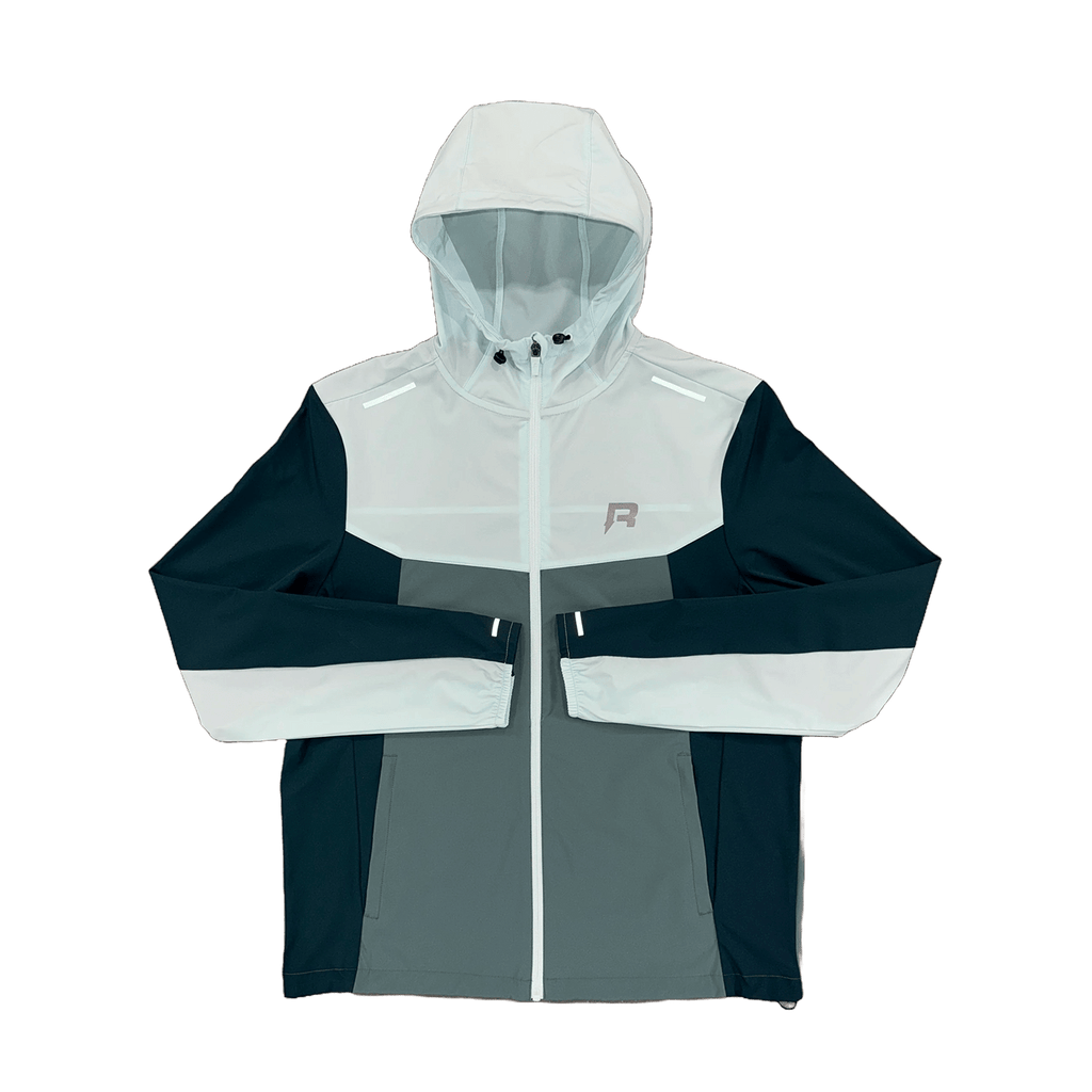 Reprimo Flight Windbreaker Jacket 'Dark Forest Mint' — XXS — Side View