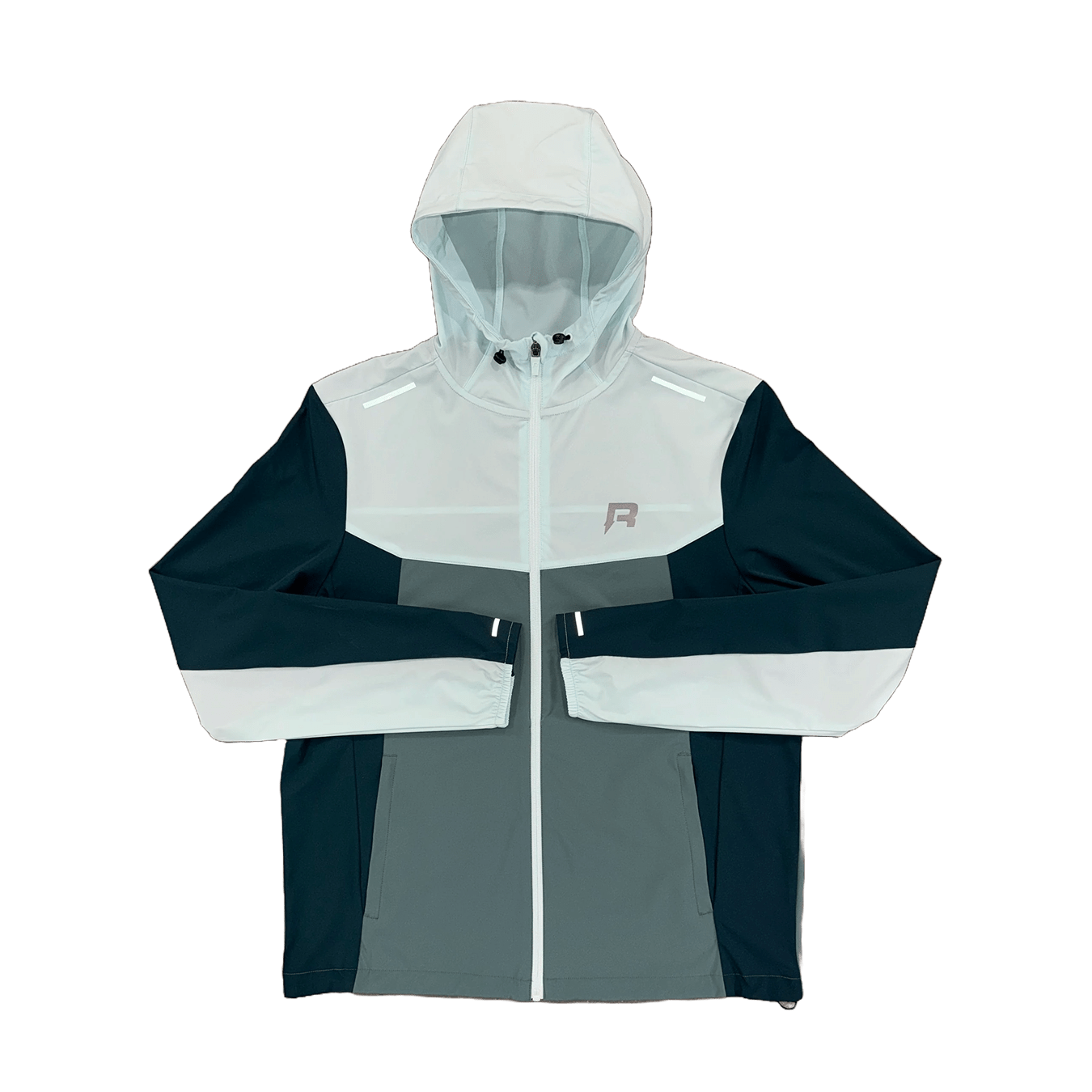 Reprimo Flight Windbreaker Jacket 'Dark Forest Mint' — XXS — Side View