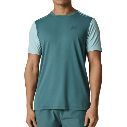 Reprimo Flight Tee 'Dark Forest Mint' — XXS — Front View