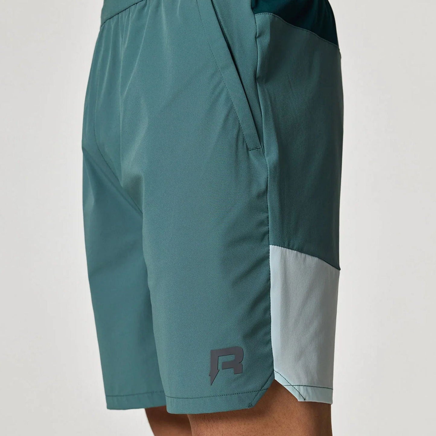 Reprimo Flight Shorts 'Dark Forest Mint' — XXS — Back View