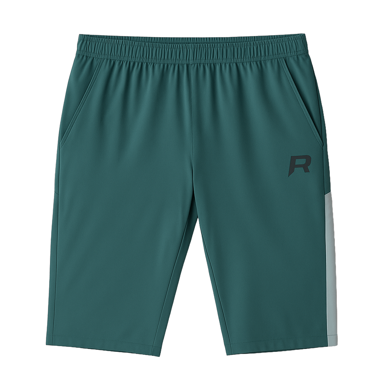 Reprimo Flight Shorts 'Dark Forest Mint' — XXS — Top View