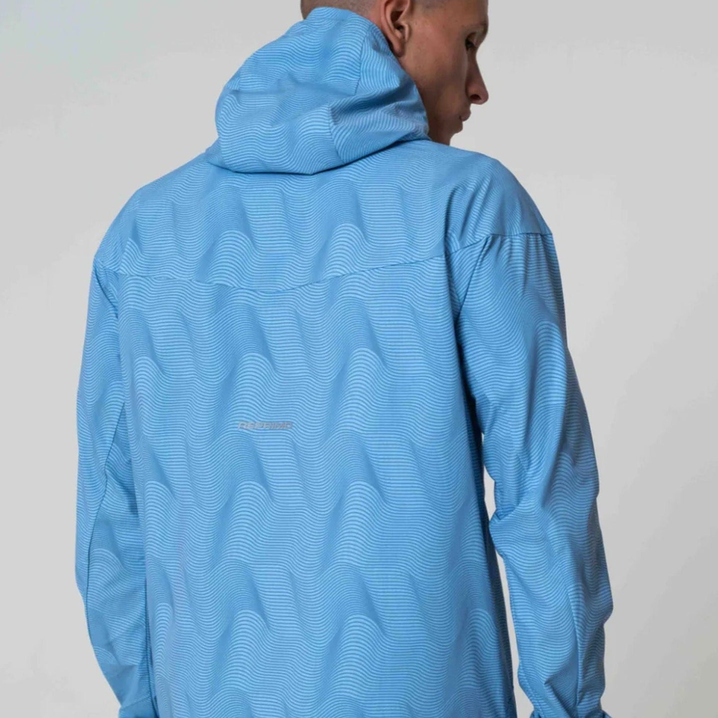 Reprimo Ripple Windbreaker Jacket 'Sky Blue' — XXS — Side View