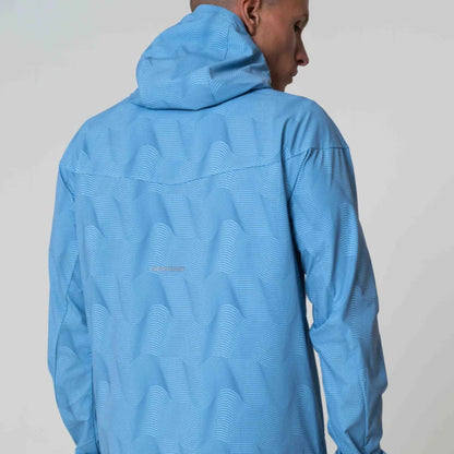 Reprimo Ripple Windbreaker Jacket 'Sky Blue' — XXS — Side View