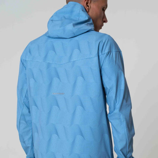 Reprimo Ripple Windbreaker Jacket 'Sky Blue' — XXS — Side View