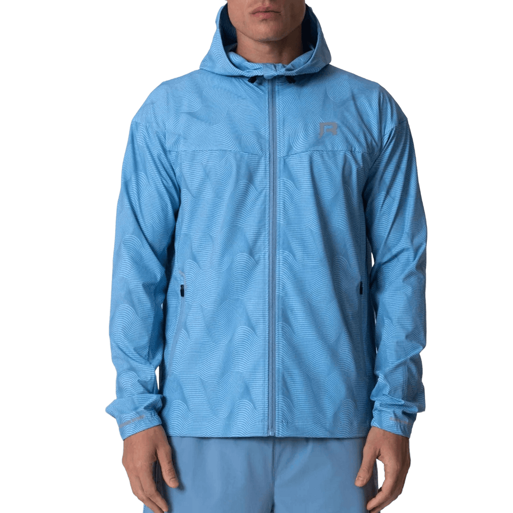 Reprimo Ripple Windbreaker Jacket 'Sky Blue' — XXS — Front View