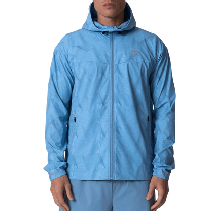 Reprimo Ripple Windbreaker Jacket 'Sky Blue' — XXS — Front View