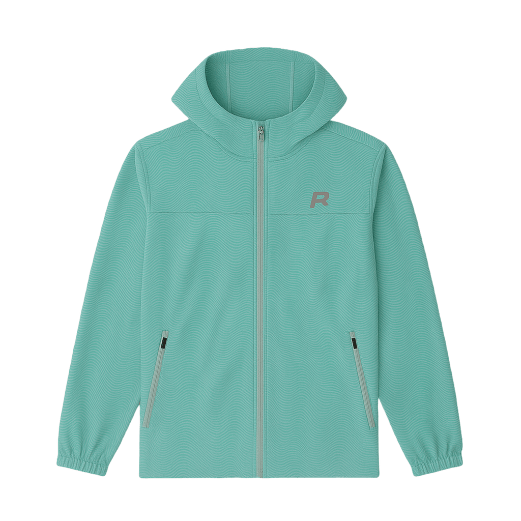 Reprimo Ripple Windbreaker Jacket 'Mint' — XXS — Top View