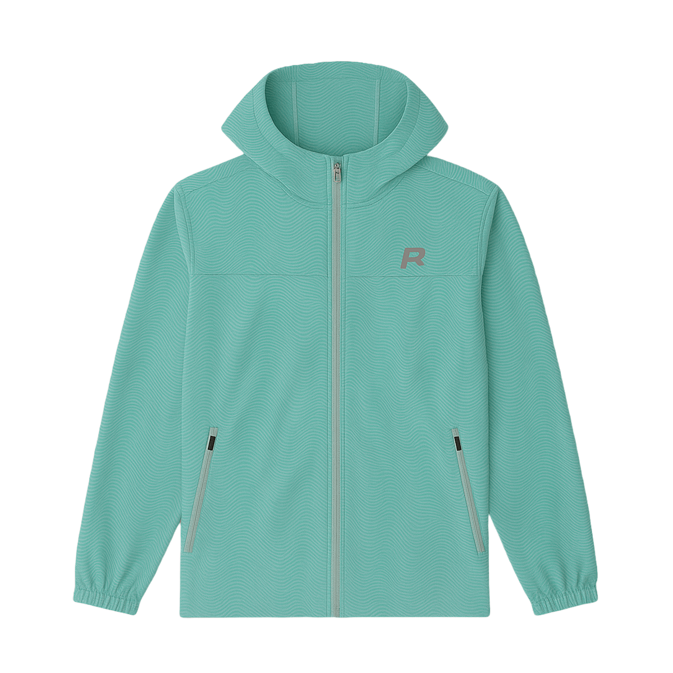 Reprimo Ripple Windbreaker Jacket 'Mint' — XXS — Top View
