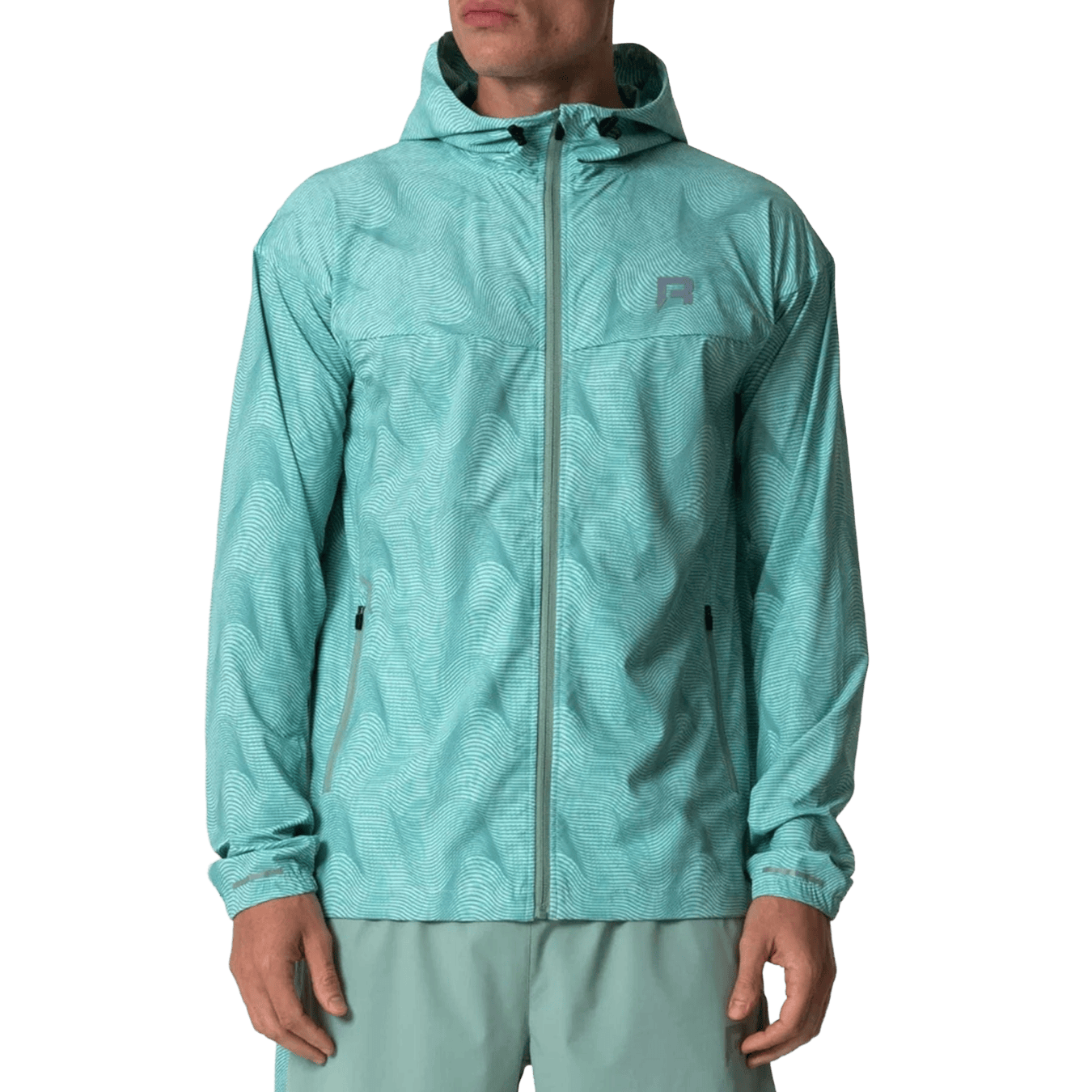 Reprimo Ripple Windbreaker Jacket 'Mint' — XXS — Front View