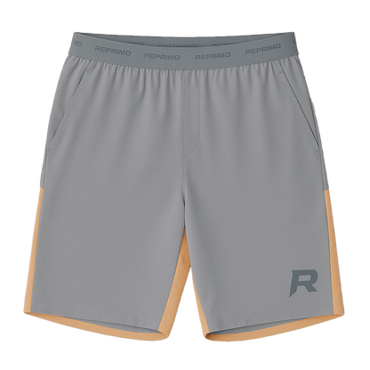 Reprimo Flight Shorts 'Grey Orange' — XXS — Side View