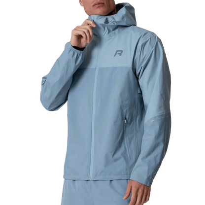 Reprimo Nova Windbreaker Jacket 'Aqua Dusky Blue' — XXS — Front View