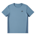 Reprimo Nova Tee 'Aqua Dusky Blue' — XXS — Front View