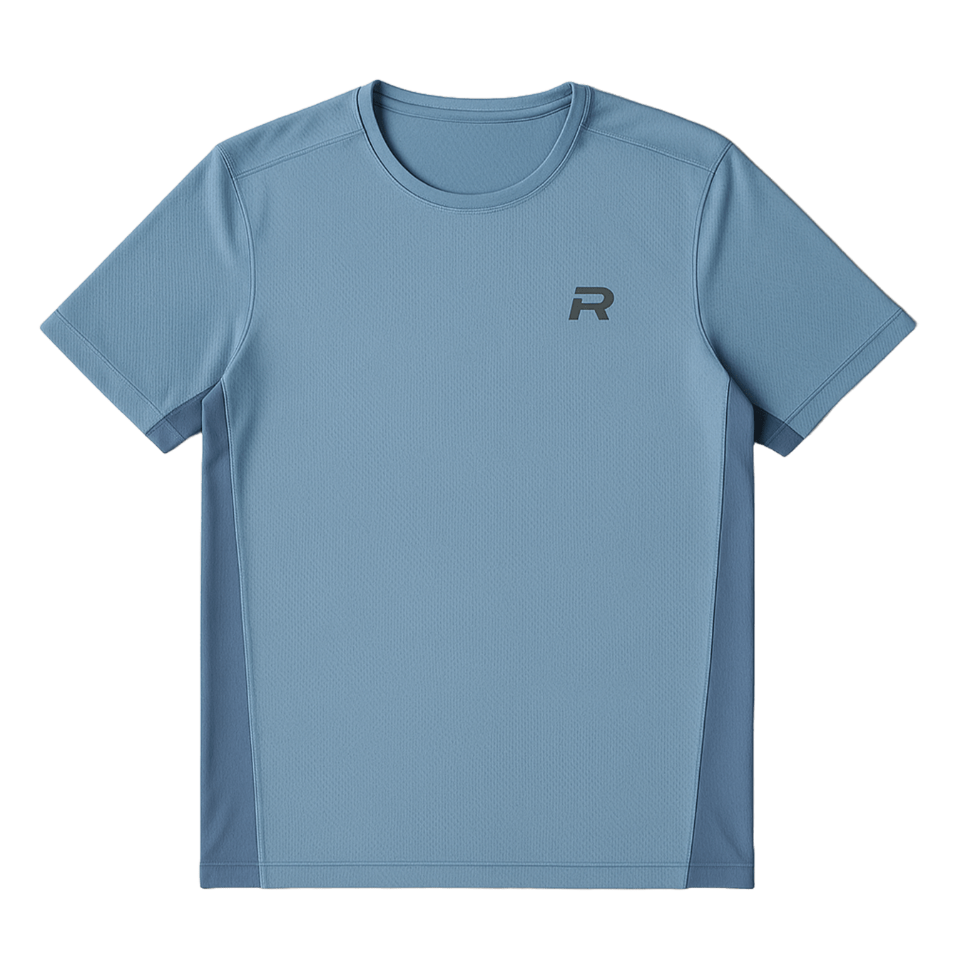 Reprimo Nova Tee 'Aqua Dusky Blue' — XXS — Front View