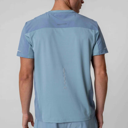 Reprimo Nova Tee 'Aqua Dusky Blue' — XXS — Back View