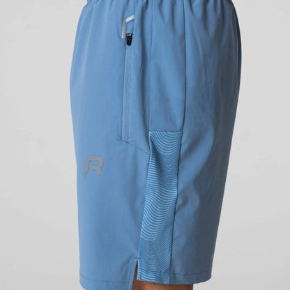 Reprimo Ripple Shorts 'Sky Blue' — XXS — Top View