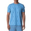 Reprimo Ripple Tee 'Sky Blue' — XXS — Front View