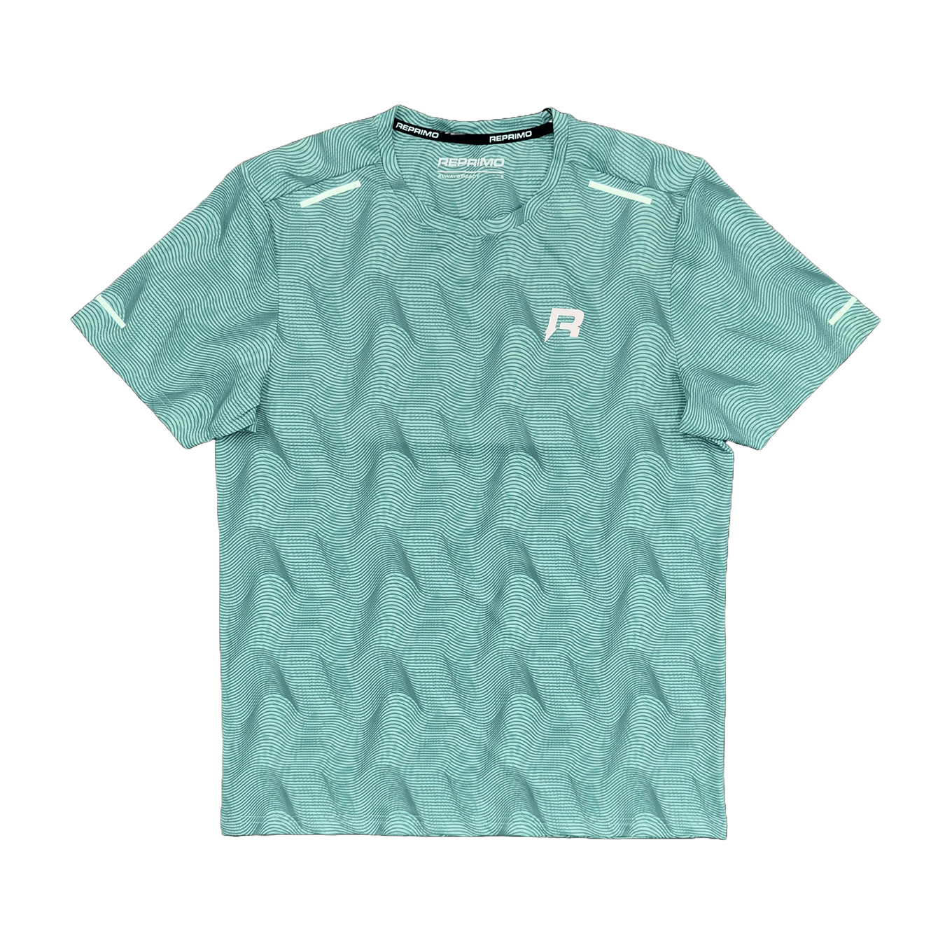 Reprimo Ripple Tee 'Mint' — XXS — Side View