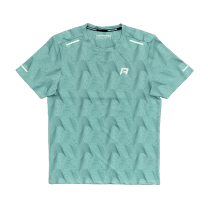 Reprimo Ripple Tee 'Mint' — XXS — Side View