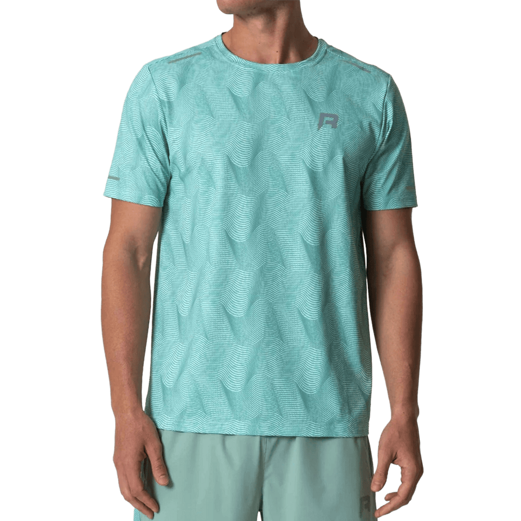 Reprimo Ripple Tee 'Mint' — XXS — Front View