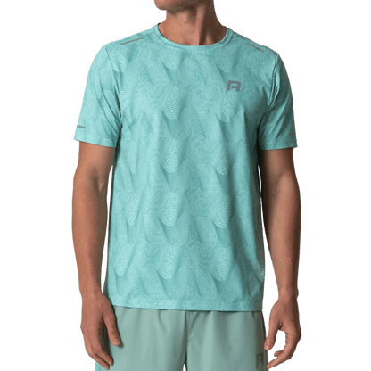 Reprimo Ripple Tee 'Mint' — XXS — Front View