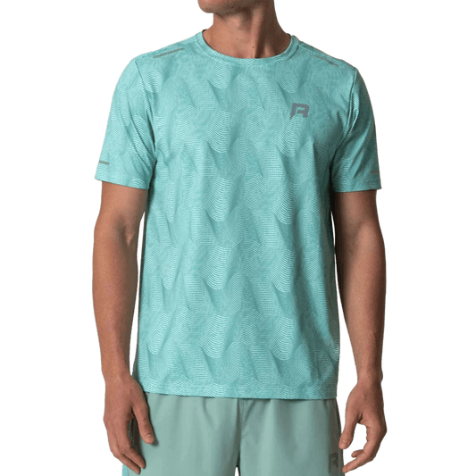 Reprimo Ripple Tee 'Mint' — XXS — Front View
