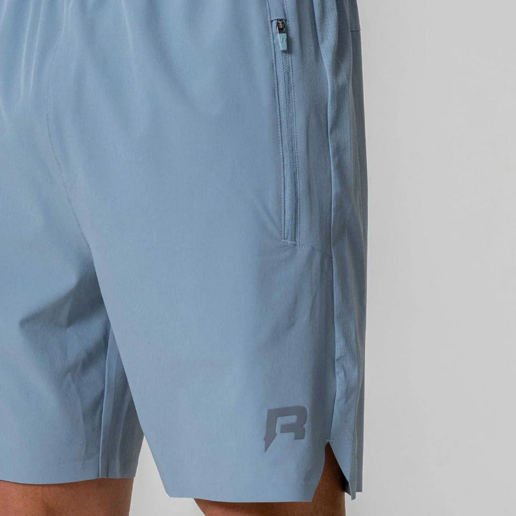Reprimo Nova Shorts 'Aqua Dusky Blue' — XXS — Top View
