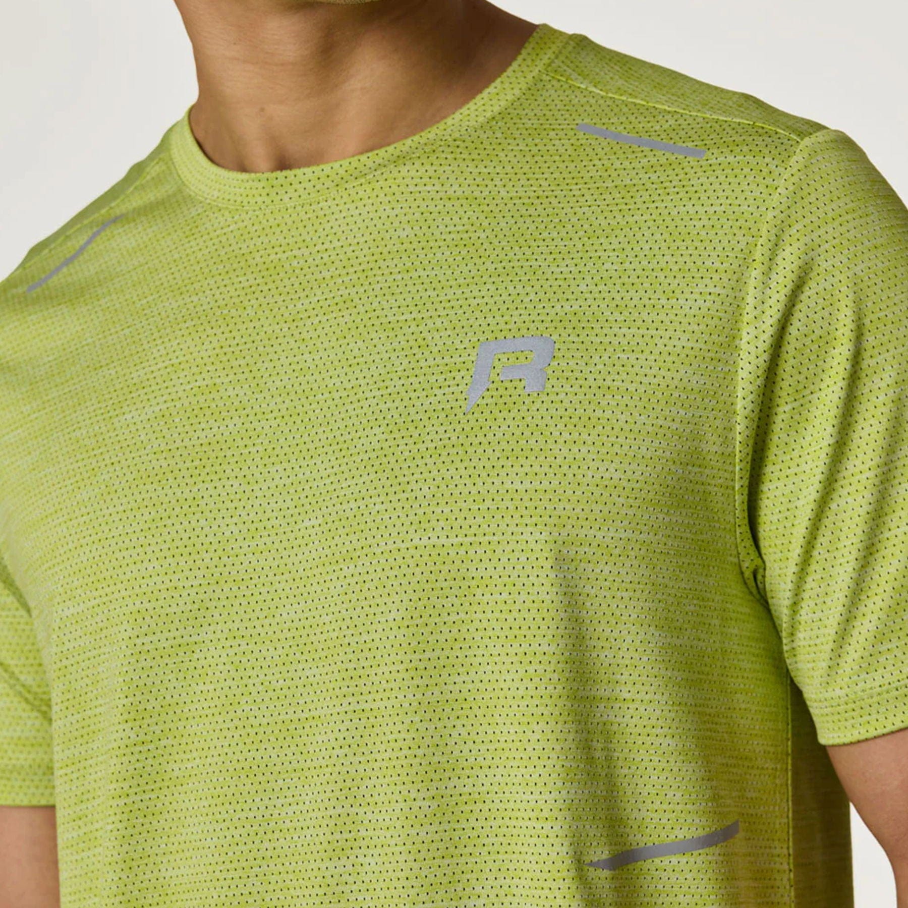 Reprimo Pulse Tee 'Volt' — XXS — Top View