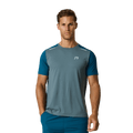 Reprimo Flight Tee 'Tidal Teal Blue Steel' — XXS — Front View