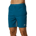 Reprimo Flight Shorts 'Tidal Teal Blue Steel' — XXS — Front View