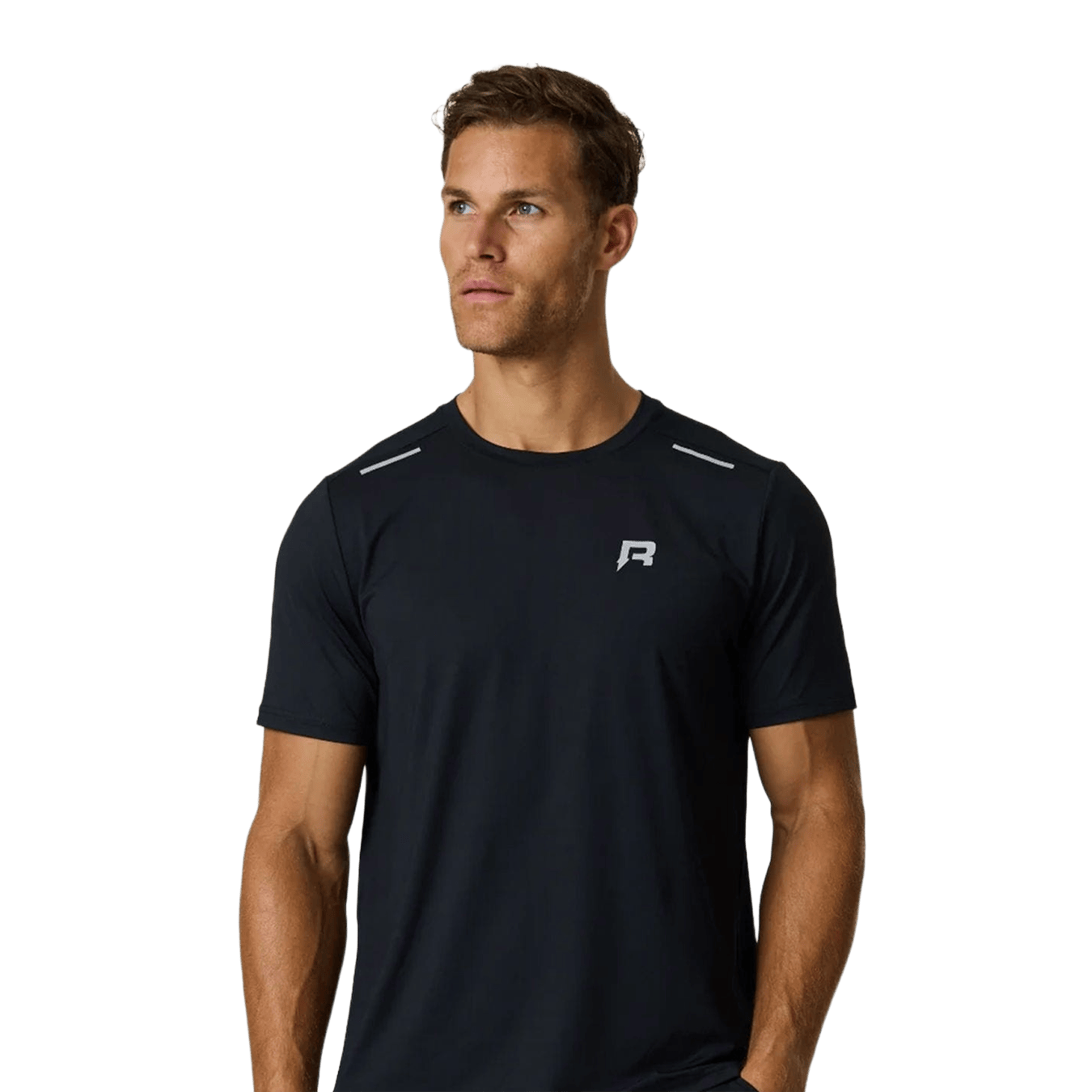 Reprimo Flight Tee 'Black Meteorite' — XXS — Front View