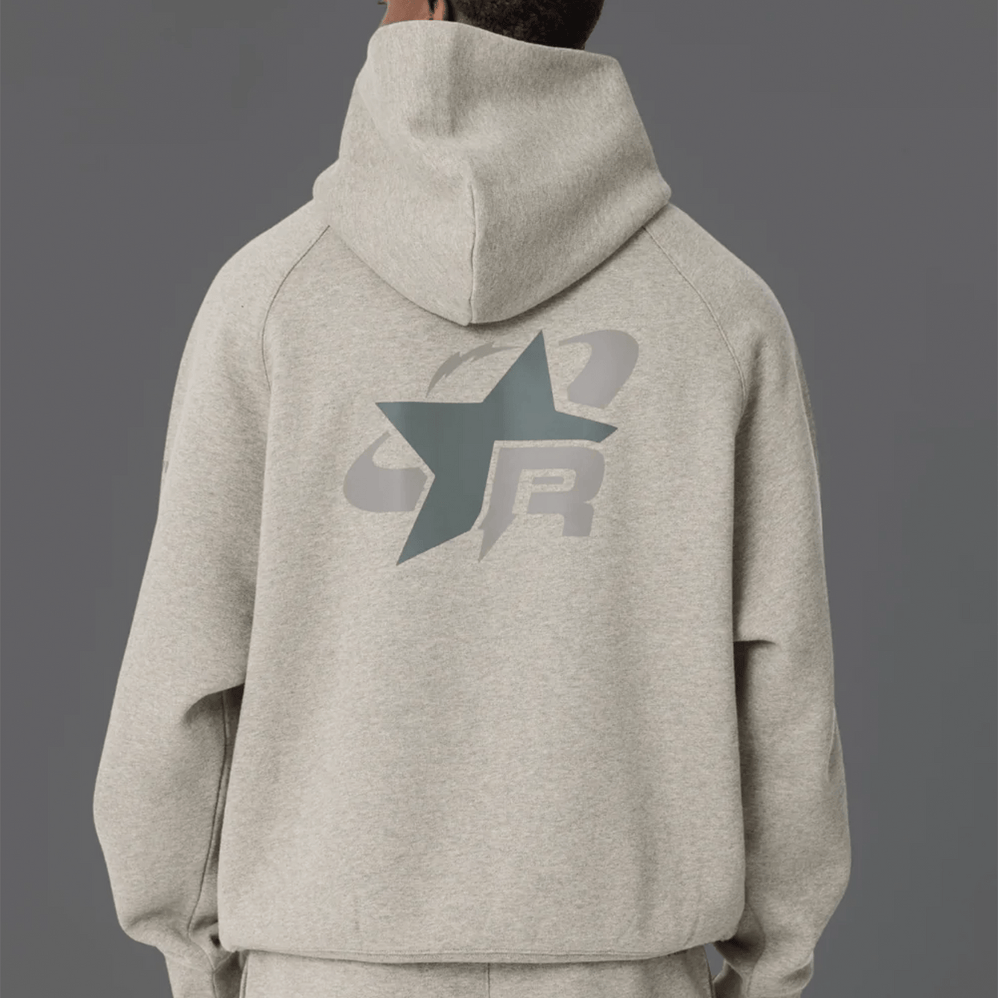 Reprimo Collective RP Hoodie 'Grey Marl' — XXS — Side View