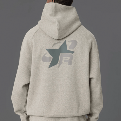 Reprimo Collective RP Hoodie 'Grey Marl' — XXS — Side View