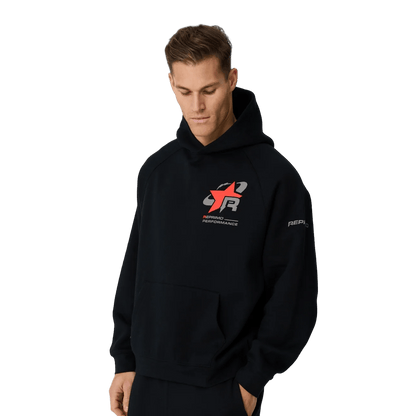 Reprimo Collective RP Hoodie 'Black' — XXS — Front View