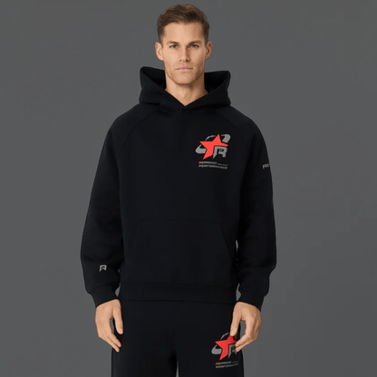 Reprimo Collective RP Hoodie 'Black' — XXS — Back View