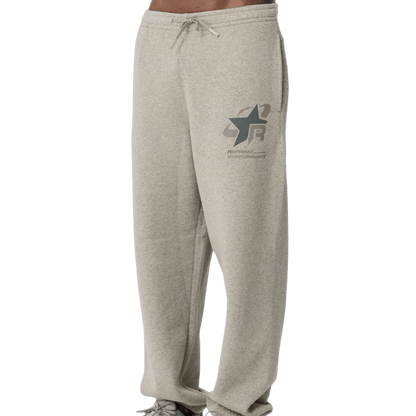 Reprimo Collective RP Cuffed Joggers 'Grey Marl' — XXS — Front View