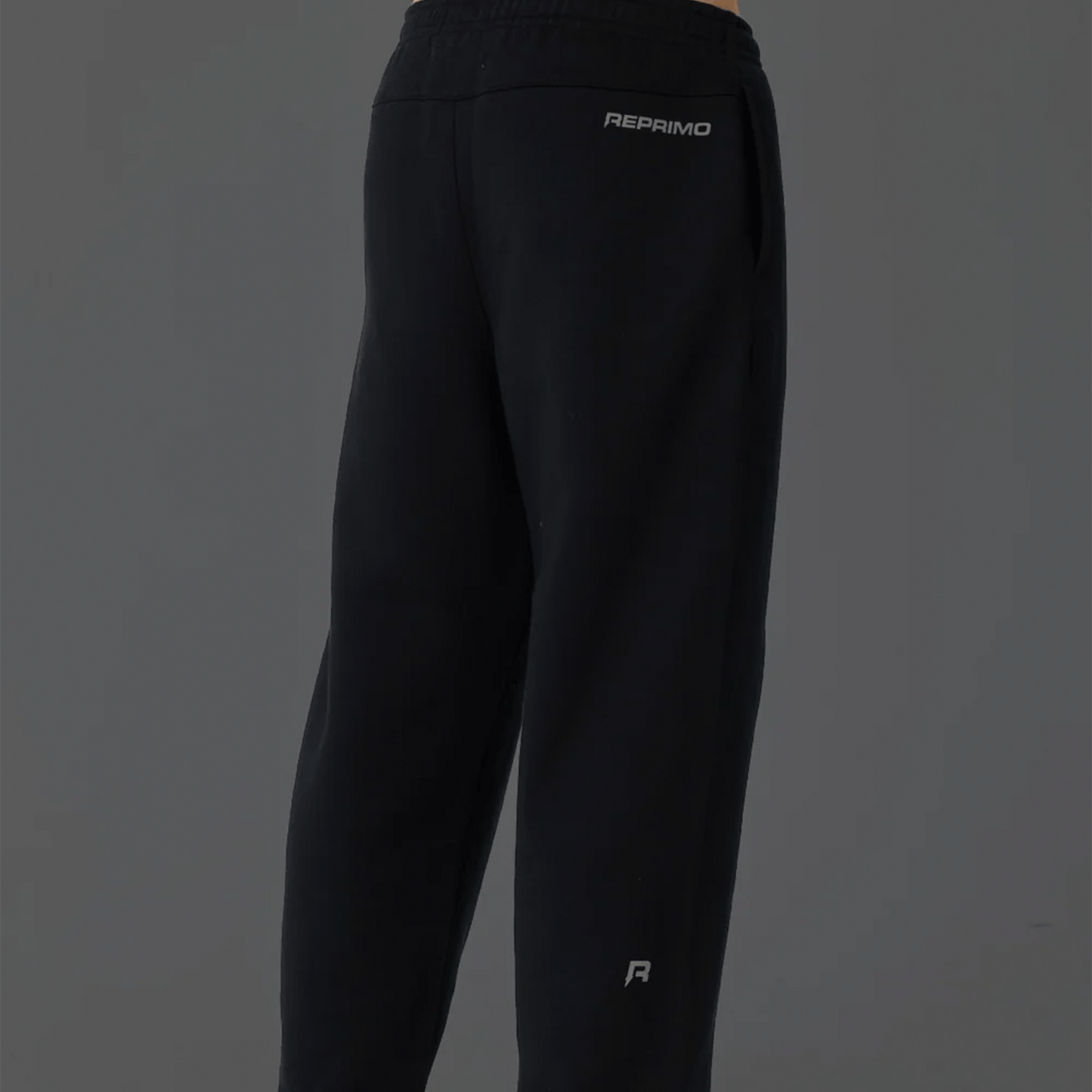 Reprimo Collective RP Cuffed Joggers 'Black' — XXS — Side View