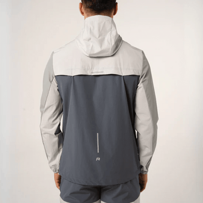 Reprimo Flight Windbreaker Jacket 'Vapor Blue Turbulence' — XXS — Side View