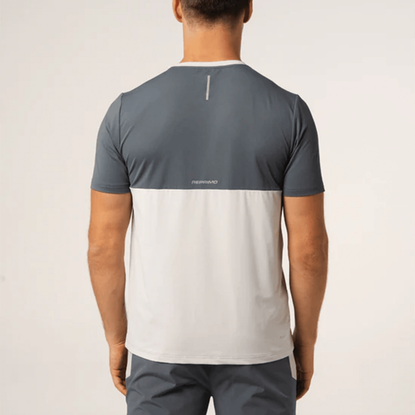 Reprimo Flight T-Shirt 'Vapor Blue Turbulence' — XXS — Side View