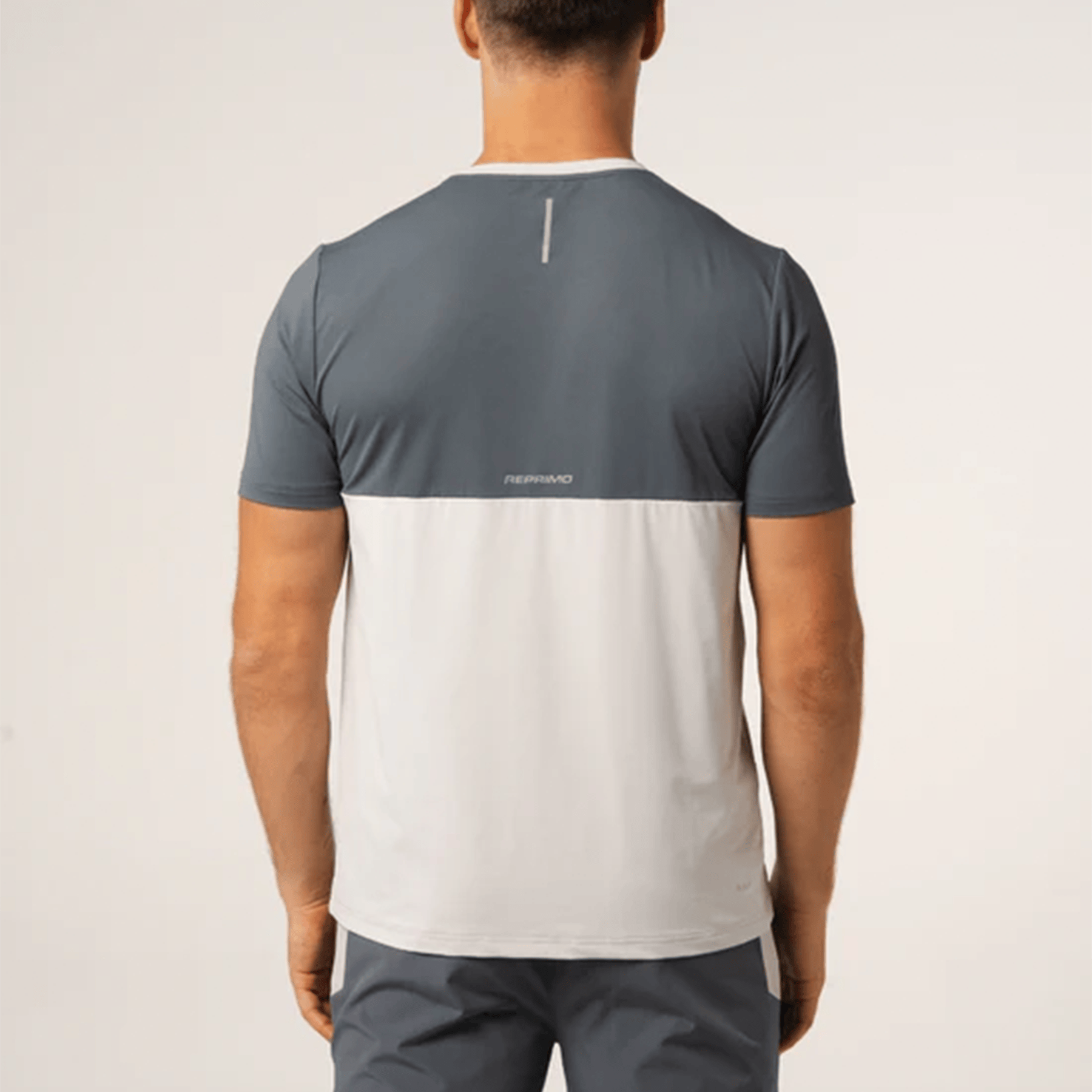 Reprimo Flight T-Shirt 'Vapor Blue Turbulence' — XXS — Side View