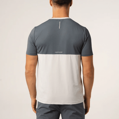 Reprimo Flight T-Shirt 'Vapor Blue Turbulence' — XXS — Side View