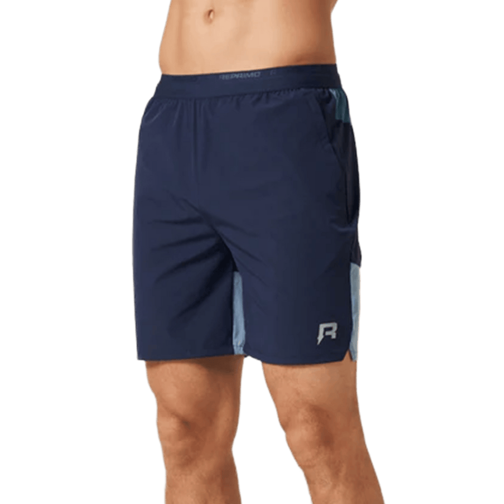 Reprimo Flight Shorts 'Dusty Blue Navy' — XXS — Front View