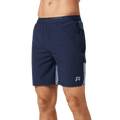 Reprimo Flight Shorts 'Dusty Blue Navy' — XXS — Front View